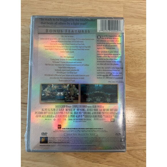 Independence Day DVD Five Star Collection 2-Disc Set Will Smith Brand New - Picture 2 of 4